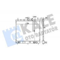 342050 KALE OTO RADYATÖR Радіатор охолодження двигуна