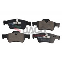 322328 DACO Germany Комплект гальмівних колодок дисковий гальм