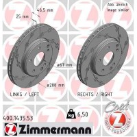 400.1435.53 ZIMMERMANN Гальмівний диск