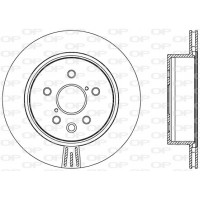 BDR2461.20 OPEN PARTS Гальмівний диск