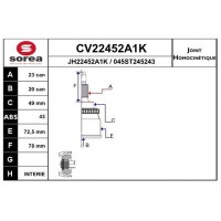 CV22452A1K EAI Шарнирный комплект, Привідний вал