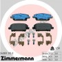 24087.175.2 ZIMMERMANN КомплеК т гальмівних колодок, дискове гальмо