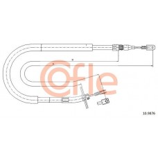 10.9876 COFLE Тросик, cтояночный тормоз
