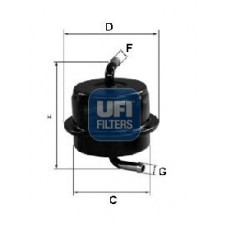 31.565.00 UFI Паливний фільтр