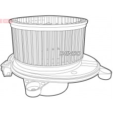DEA06001 DENSO Вентилятор салону