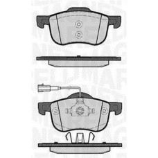 363916060128 MAGNETI MARELLI КомплеК т гальмівних колодок, дискове гальмо