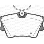 BPA0591.00 OPEN PARTS Комплект гальмівних колодок дисковий гальм