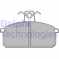 LP305 DELPHI Комплект гальмівних колодок дисковий гальм