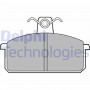 LP305 DELPHI Комплект гальмівних колодок дисковий гальм