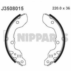 J3508015 NIPPARTS Комплект гальмівних колодок