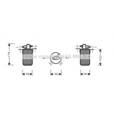 BWD021 AVA QUALITY COOLING Осушувач кондиціонера