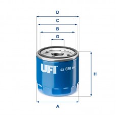 23.650.00 UFI Масляний фільтр