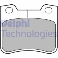 LP1051 DELPHI Комплект гальмівних колодок дисковий гальм