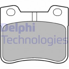 LP1051 DELPHI Комплект гальмівних колодок дисковий гальм