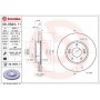 09.D624.11 BREMBO Гальмівний диск