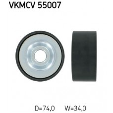 VKMCV 55007 SKF Паразитный / ведущий ролик, Поліклиновий ремінь