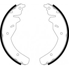 8DB 355 001-871 HELLA PAGID Комплект гальмівних колодок