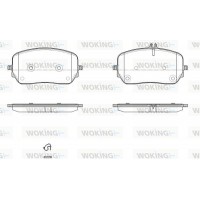 P19793.00 WOKING Комплект гальмівних колодок дисковий гальм
