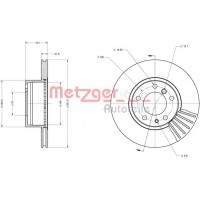 6110461 METZGER Гальмівний диск