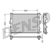 DRM23055 DENSO Радіатор охолодження двигуна