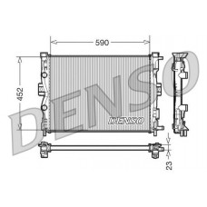 DRM23055 DENSO Радіатор охолодження двигуна