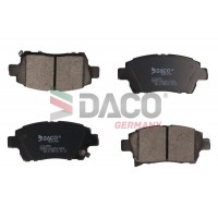 324558 DACO Germany Комплект гальмівних колодок дисковий гальм