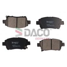 324558 DACO Germany Комплект гальмівних колодок дисковий гальм