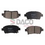 324558 DACO Germany Комплект гальмівних колодок дисковий гальм