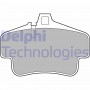 LP1813 DELPHI Комплект гальмівних колодок дисковий гальм