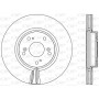BDR2474.20 OPEN PARTS Гальмівний диск