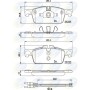 CBP22195 COMLINE Комплект гальмівних колодок дисковий гальм