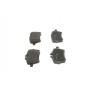 0 986 494 489 BOSCH Комплект гальмівних колодок дисковий гальм