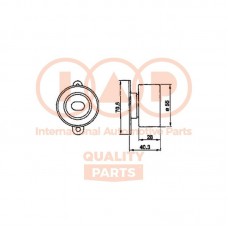 127-06041 IAP QUALITY PARTS Натяжний ролик ремінь ГРМ
