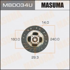 MBD034U MASUMA Диск зчеплення