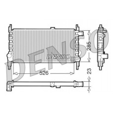 DRM20035 DENSO Радіатор охолодження двигуна