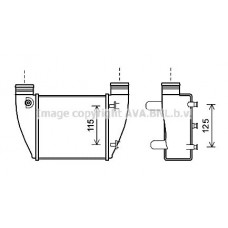 AI4364 AVA QUALITY COOLING Интеркулер