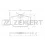 BS-2380 ZEKKERT Комплект гальмівних колодок дисковий гальм