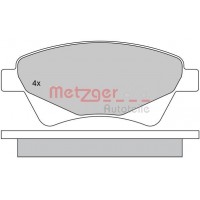 1170255 METZGER Комплект гальмівних колодок дисковий гальм