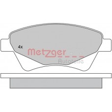 1170255 METZGER Комплект гальмівних колодок дисковий гальм