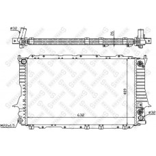 10-25181-SX STELLOX Радіатор охолодження двигуна