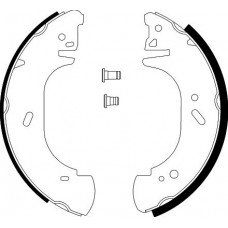 8DB 355 001-621 HELLA PAGID Комплект гальмівних колодок