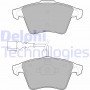 LP1950 DELPHI Комплект гальмівних колодок дисковий гальм
