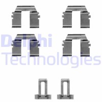 LX0335 DELPHI Комплектуючі колодки дискового гальма