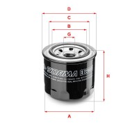 S 2290 R SOFIMA Масляний фільтр