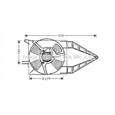 OL7503 AVA QUALITY COOLING Вентилятор охолодження двигуна