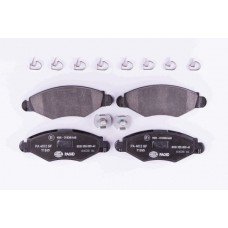 8DB 355 009-411 HELLA Комплект гальмівних колодок дисковий гальм
