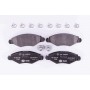 8DB 355 009-411 HELLA Комплект гальмівних колодок дисковий гальм