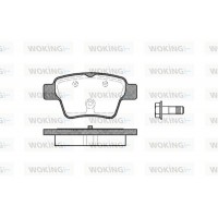 P10383.00 WOKING Комплект гальмівних колодок дисковий гальм