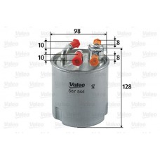 587544 VALEO Паливний фільтр