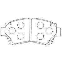 FP0476 FIT Комплект гальмівних колодок дисковий гальм